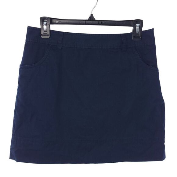 Vineyard Vines Solid Blue Skirt with Pockets Womens Size 6 - Picture 1 of 9